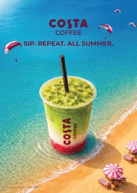 Costa Coffee: As printed